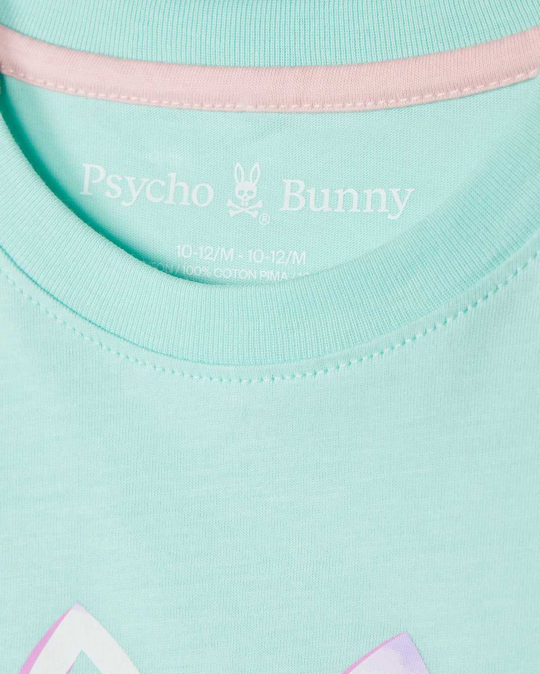 Tees Psycho Bunny Leonard Graphic Tee Beach Glass Enfant | PHF-90063836